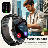 New Smart Watch Answer/ Call Outdoor Sports Watch Men's Smart Watch, Touch Screen, Message Reminder, Wireless Call, USB Charging, Incoming and Message Reminder, Best Holiday Gift for Android for iPhone!