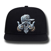 Unisex Adjustable Snapback Baseball Cap for Men & Women - Big & Tall Sizes up to 24.02inch, Hip-Hop Streetwear Design with Deepened Brim, Breathable Polyester, Music-Themed Graphic Print, Spring/Autumn Casual Hat, Street Styl