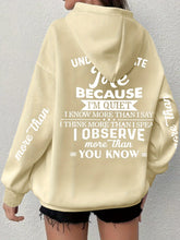 Women Plus Size Casual Inspirational Slogan Print Hoodie