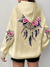 Women Plus Size Boho Chic Hoodie