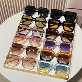12 Pairs of Women's Plastic Square Ins Oversized Frame Personality Trend Sexy