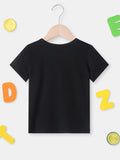 Boys' Professional Patience Tester" Black Short-Sleeve T-Shirt
