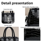 Women alligator pattern Crossbody bag