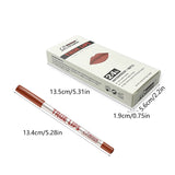 CHOOSE RASME 12pcs Lip Liner Pen 12 Colors Waterproof And Sweat-proof Not Easy To Fade Non-stick Cup Nude Lipstick Pencil SET