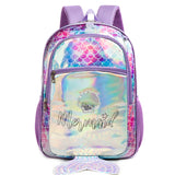 BunnyFly Cartoon Pattern Fashion Style Large Capacity Kids Student School Backpack with Lunch Box Bag-Unisex Design