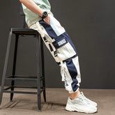 Country Trendy Cargo Loose Korean Style Patchwork Ins Pants