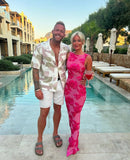 2024 New Elegant Women Sleeveless 3d Flowers Party Dress Embroidery Mesh Slim Hip Package Female Fshion Maxi Dresses Robe