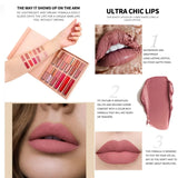 12PCS Matte Liquid Lipstick Set Long Lasting Smudgeproof Lip Oil Inclued Waterproof Lip Glosses Women's Makeup Lip gloss Kits