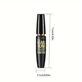 4D Black Mascara Thickening, Lengthening, Curling, Waterproof Liquid Fiber Mascara
