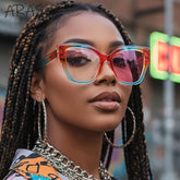 Cat Eye Photochromic Sunglasses Women 2025 Classic Anti Blue Light Reading Glasses Ladies Change Color Eyeglasses Vintage Shades