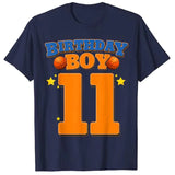 7th 10th 11th 12th Birthday Boys Shirts Basketball 7,10,11,12 Years Old Kids Gift Tee Tops Basketball-Fans Aesthetic Clothes