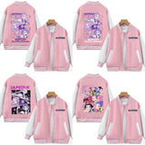 Baseball Uniform Style Jacket 2025 KPop Demon Hunters Movie Casual Outerwear Gift for Fans Boys Girls Children's Tops