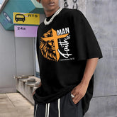 Christian Shirts for Men Inspirational God Faith Shirt Oversized Christian Faith Cross Tee Tops