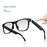 Bluetooth Smart Glasses Full Frame 2024 New Arrival Wireless Headset Sunglasses Integrated Anti-Blue Light Polarized Listening to Songs Call Listening to Music Smart Audio Semi-Open Sun Glasses Changeable Lens