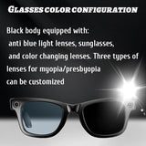 2025 New Upgrade Smart Glasses With Camera Video Recording AI Photo Recognition Bluetooth Call Translation Voice Sunglasses Men