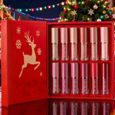 12 Color Book Matte Lipstick Set Non stick Cup Waterproof Lip Gloss Women's Makeup Long Lip Gloss Christmas Set