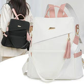 2025 Fashion Oxford Cloth Women Backpack Anti Theft Back Zipper Large Capacity Casual Travel Double Shoulder Student Bag