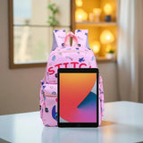 4pcs Stitch Backpack Set, Lightweight, Includes Pencil Case, Handbag, Coin Purse, Ideal Gift for Students, School Supplies