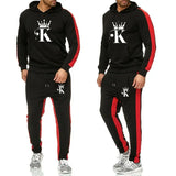Comfortable Hoodie Outdoors Sets for Men Two Piece Sweatpants Mens Tracksuit Set Jogging Sportswear Man 2024 Sports Casual Men's