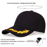 1piece Unisex Brim Wheat Embroidered Baseball Cap Outdoor Adjustable Sunscreen Leisure Hat Spring Autumn Travel Tourism Vacation
