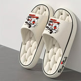 Disney Mickey & Minnie Mouse Unisex EVA Slippers - Soft Comfortable Non-Slip Indoor/Outdoor House Shoes with Ventilation Cutouts, All-Season Cushioned Support for Women & Men, Couples Matching Design, Indoor Footwear | Playfu