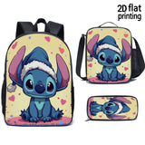 3pcs Limited Edition Stitch Back to School Combo Charming Stitch Christmas Hat - Cute Disney Inspired Accessory for lover Anime Gift for Stitch Lovers, for Teenager