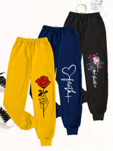 Women Casual Joggers Prints -Breathable, Comfort Fit Sweatpants Set