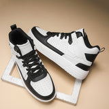 New Men'S High-top Lace-up Outdoor Large-size Basketball Shoes Fashionable And Versatile Casual Sports Shoes