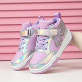 1 Pair Women's Casual Sports Shoes High-Top Butterfly Element Sneakers Comfortable Elegant Daily Commute Walking Shoes 2025 New Season Multi-Color Street Style Fashion Trendy Festival Gift