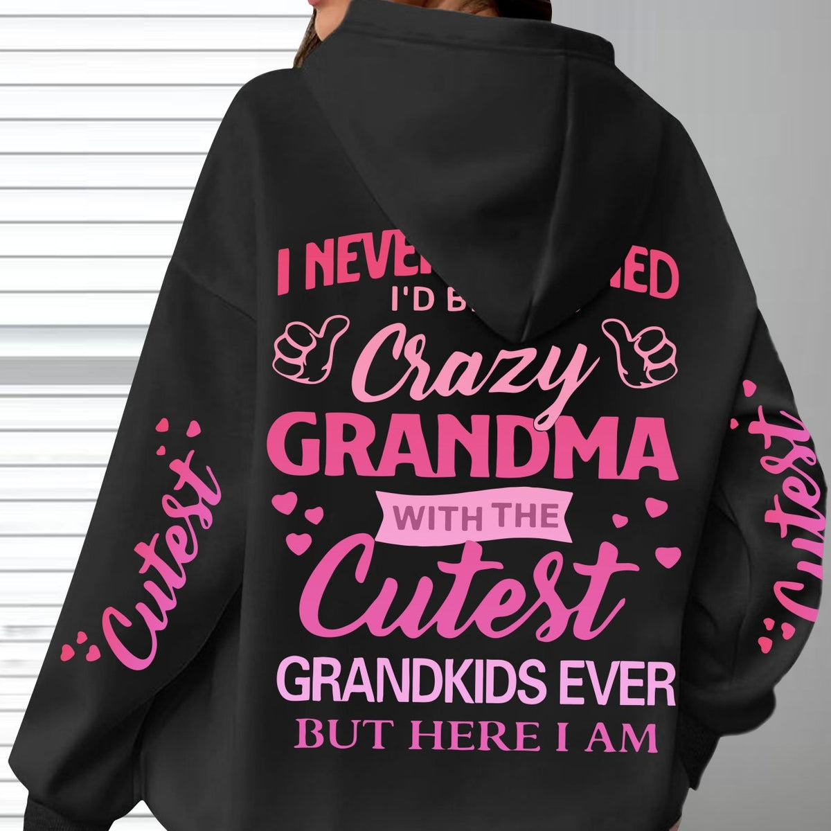 Women"Crazy Grandma with the Cutest Grandkids Ever""Plus Size Hoodie