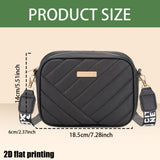 Disney Stitch Crossbody Bag, Casual Minimalist Fashion Shoulder Bag, Lightweight, Adjustable Strap, Polyester Lined, for Daily Commute & College, Black - 7.2"x5.5"x2.3"