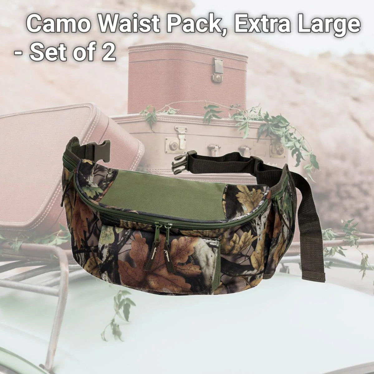 212 Main Camo Waist Pack, Extra Large - Set of 2