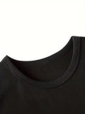 Boys' Professional Patience Tester" Black Short-Sleeve T-Shirt