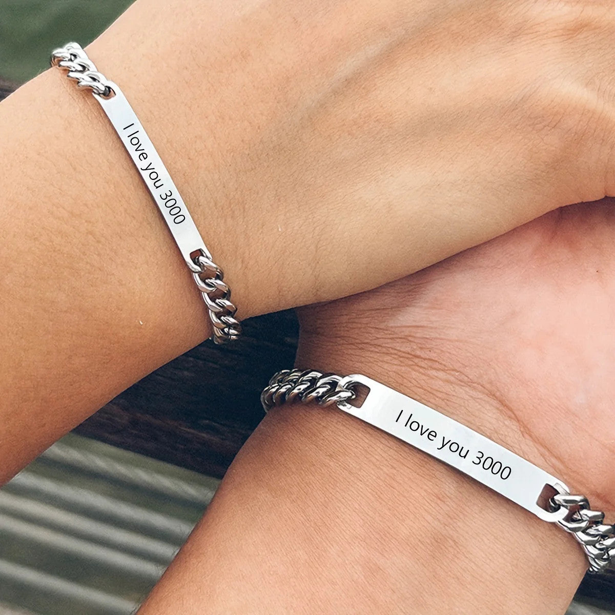 2pcs/ Set of Couple Bracelets, His Queen, Her King, And 'S Gift Accessories