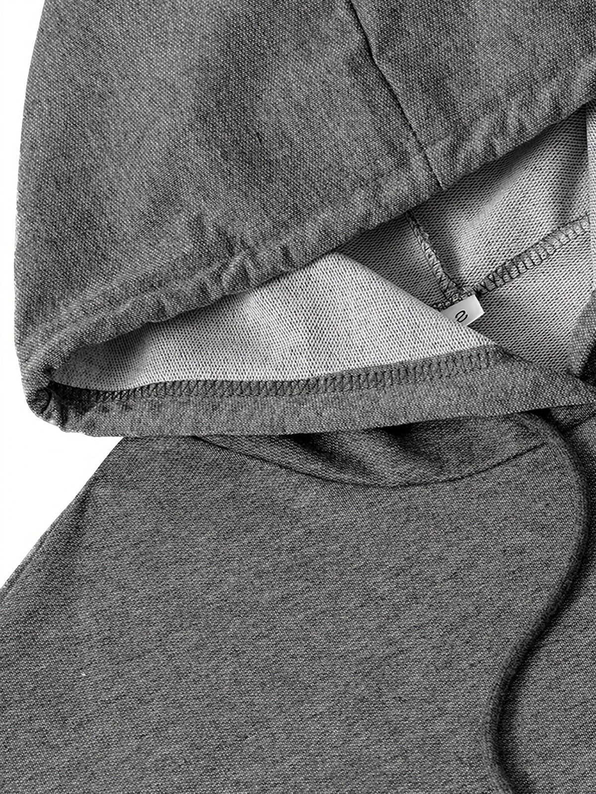 Casual Letter Printed Hooded Top And Elastic Waist Pants Set