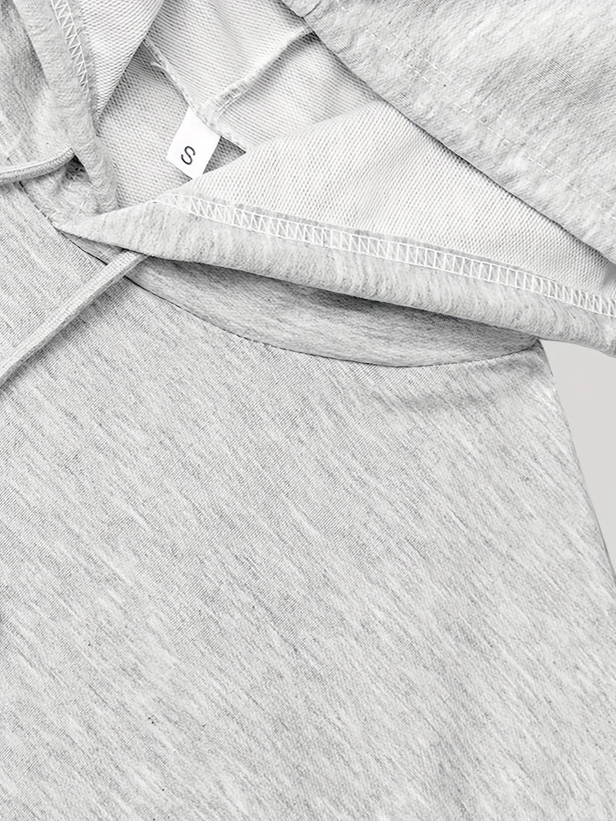 Casual Letter Printed Hooded Top And Elastic Waist Pants Set