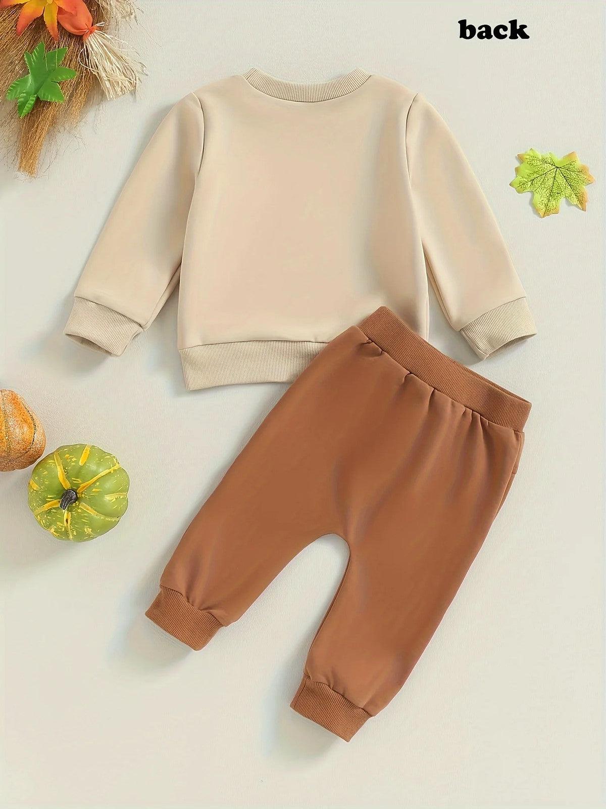 10% Polyester 90% Cotton Toddler Boys Long Sleeve Letter Print Sweatshirt and