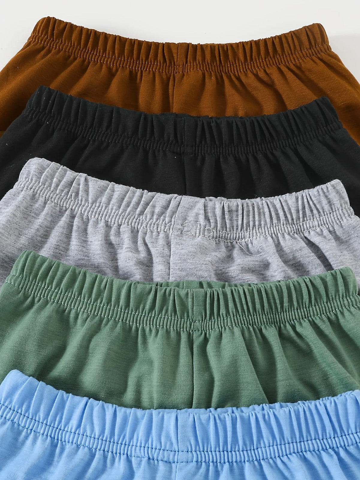 10pcs Boys' Casual Summer Outfit Set - Comfortable Short Sleeve T-Shirts &