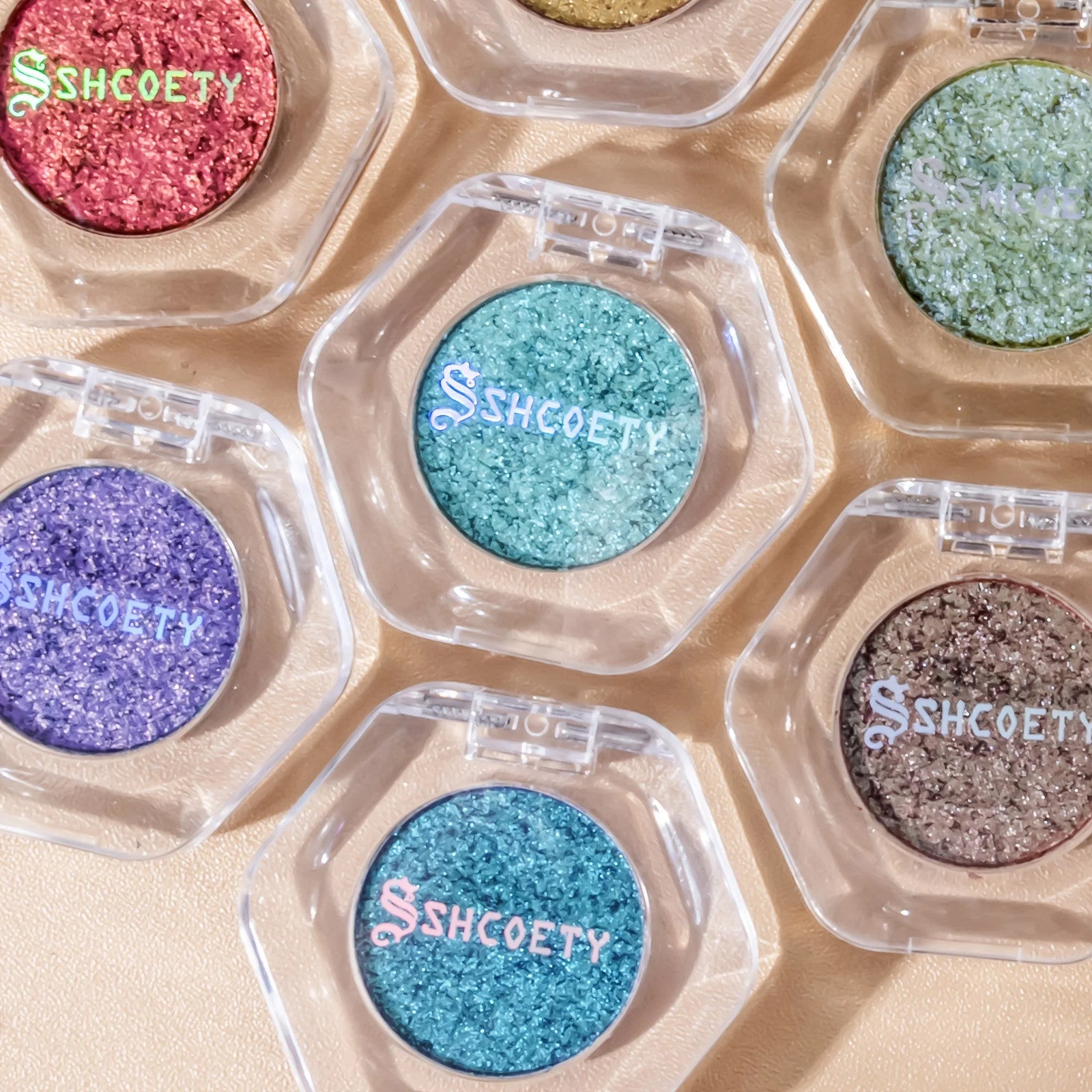 12pcs Chameleon Eyeshadow Palette Set, Eye-modifying Pearlescent Eyeshadow