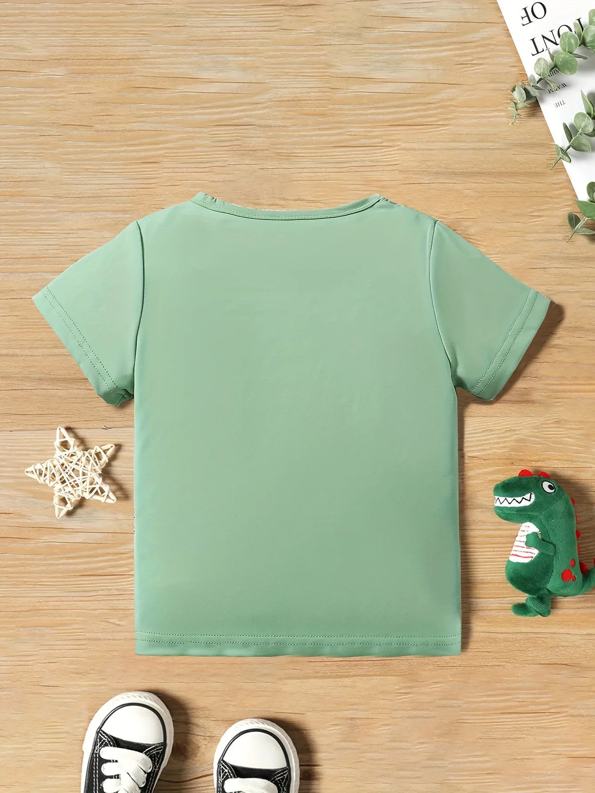 Boys Casual I Was Being A Little Letter Print Cute Short Sleeve T-Shirt