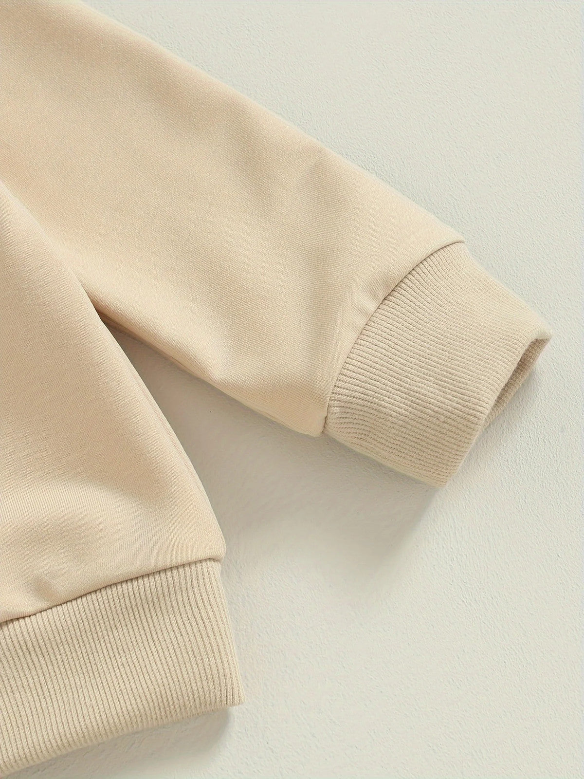 10% Polyester 90% Cotton Toddler Boys Long Sleeve Letter Print Sweatshirt and