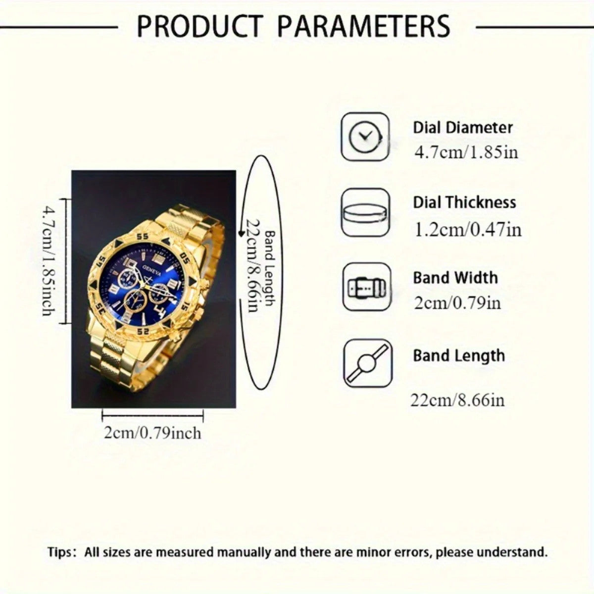 12pcs Men Watch Fashion Set: Casual Multi-color Combination Quartz Watch with