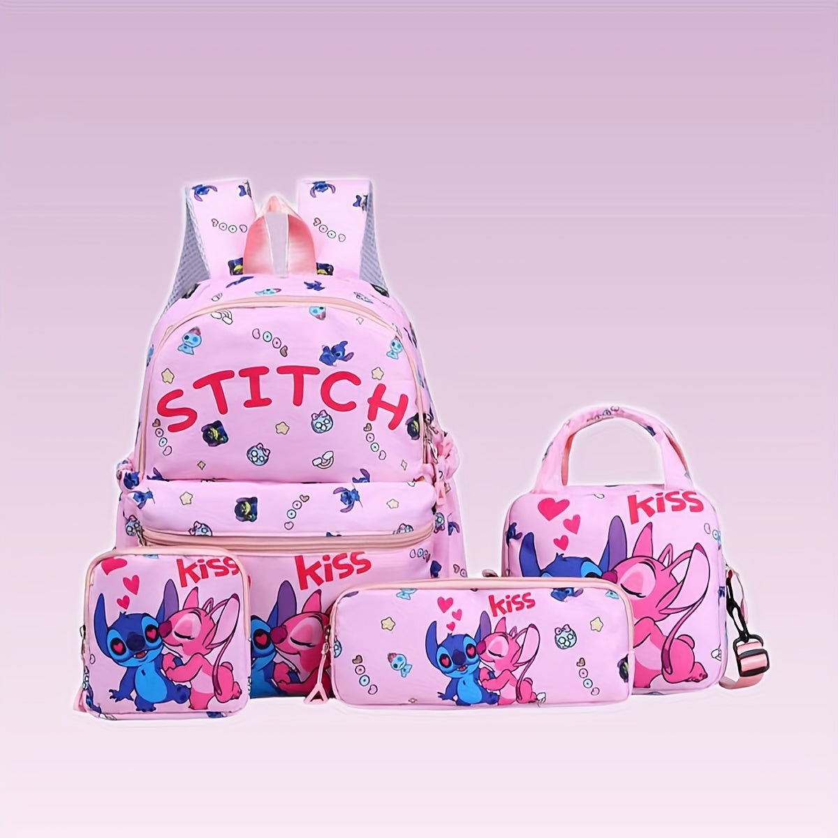 Disney Star Stitch Backpack Set