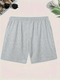 Men Casual"Yes I Smell Weed" Graphic Print Shorts Drawstring pocket Shorts