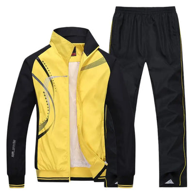 NEW Tracksuit Men Plus Size 4XL Spring Autumn Two Piece Clothing Sets Casual Track Suit Sportswear Sweatsuits