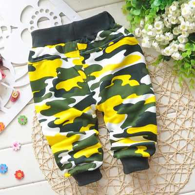 Baby Pants Spring&Autumn Lovely Cotton Camouflage Baby Boy Pants Newborn Baby Girls Pants 0-2 Year  Baby Harem Pants