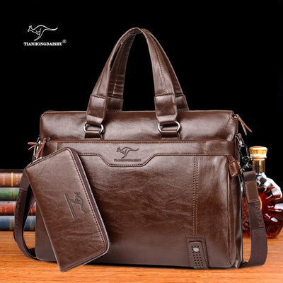2023 men's shoulder messenger bag Men Business Briefcase bag for laptop computer man's bag handbag briefase male messenger bags