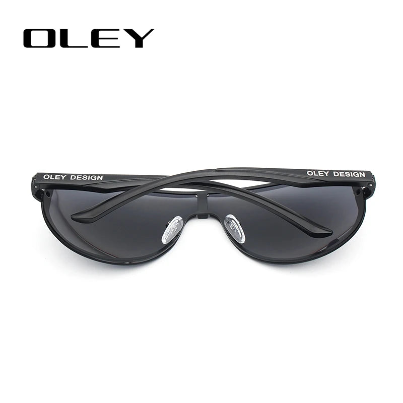 OLEY Aluminum Magnesium Men's Sunglasses Polarized Coating Mirror Sun Glasses oculos Male Eyewear Accessories For Men YA494