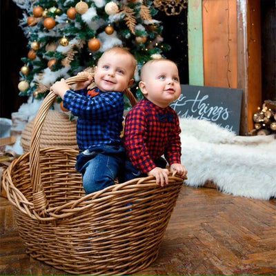 Newborns clothes new red plaid rompers shirts+jeans baby boys clothes bebes clothing set