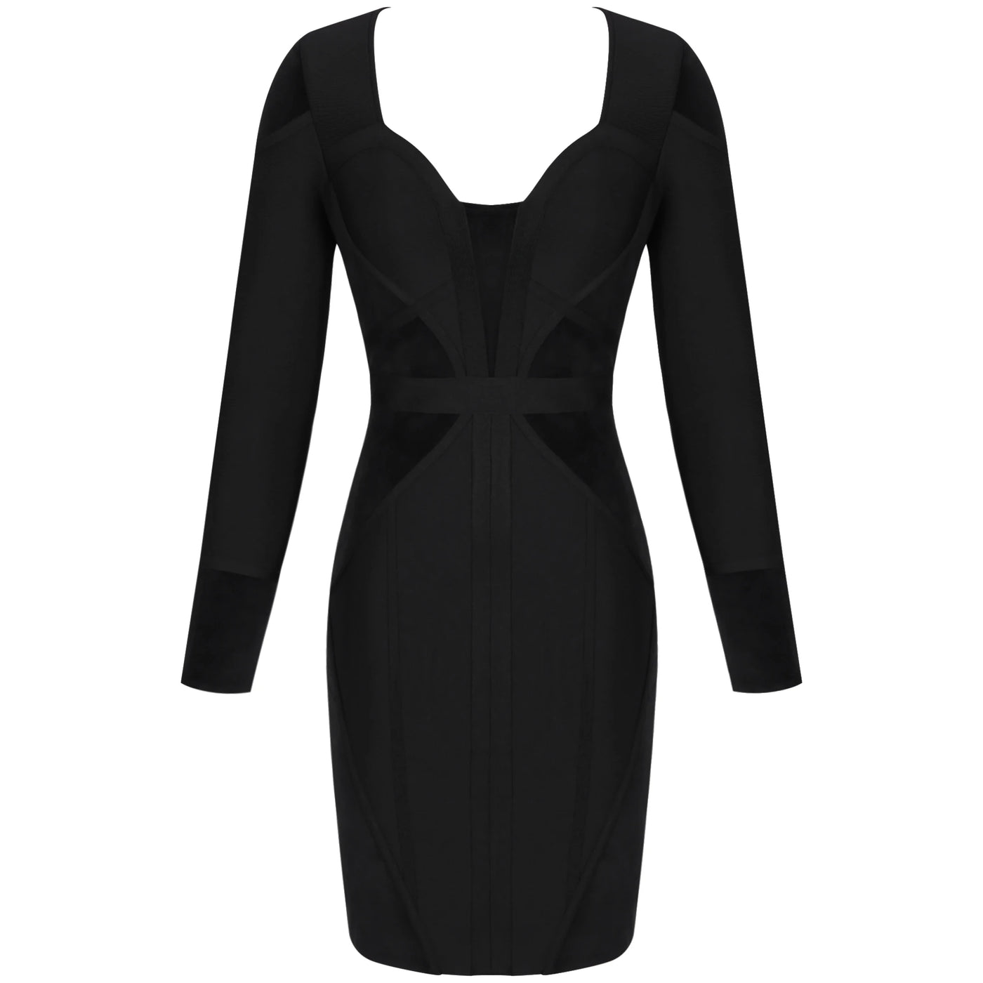 Ocstrade New Arrival Suede Long Sleeve Bandage Dress 2020 Fall Winter Women Black Bandage Dress Bodycon Sexy Club Party Dress
